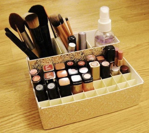 DIY Makeup Organizers
 25 DIY Makeup Storage Ideas and Tutorials Hative