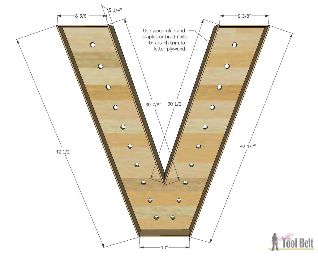 DIY Marquee Letters Wood
 Wood DIY LOVE Marquee Letters Her Tool Belt