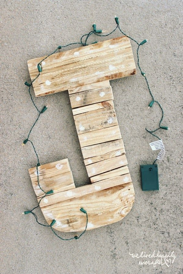 DIY Marquee Letters Wood
 DIY Jigsaw Pallet Letter Marquee