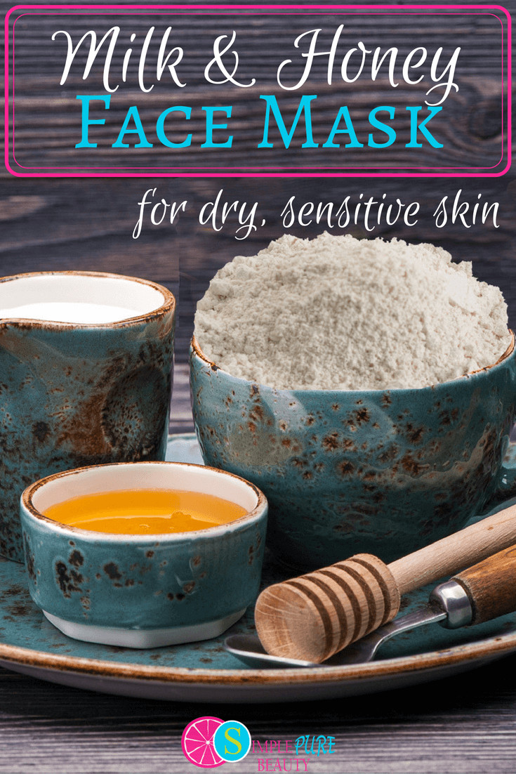 DIY Mask For Dry Skin
 Milk and Honey Homemade Face Mask for Dry Sensitive Skin