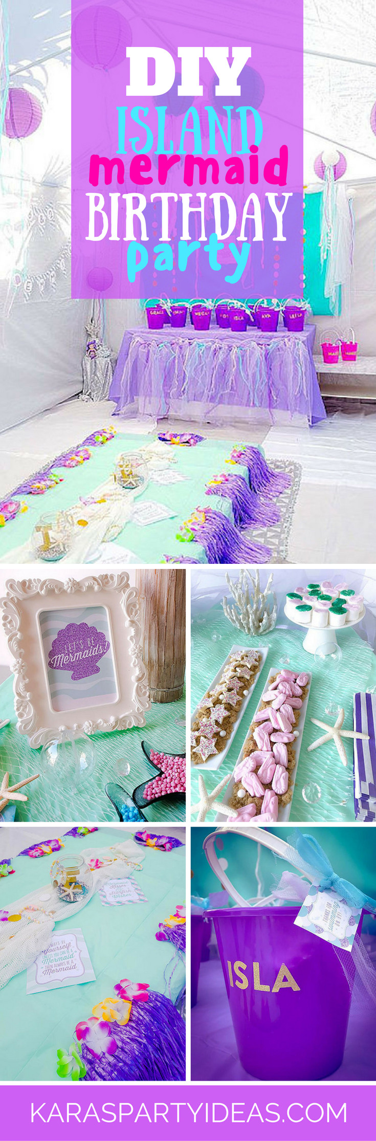 Diy Mermaid Party Ideas
 Kara s Party Ideas DIY Island Mermaid Birthday Party