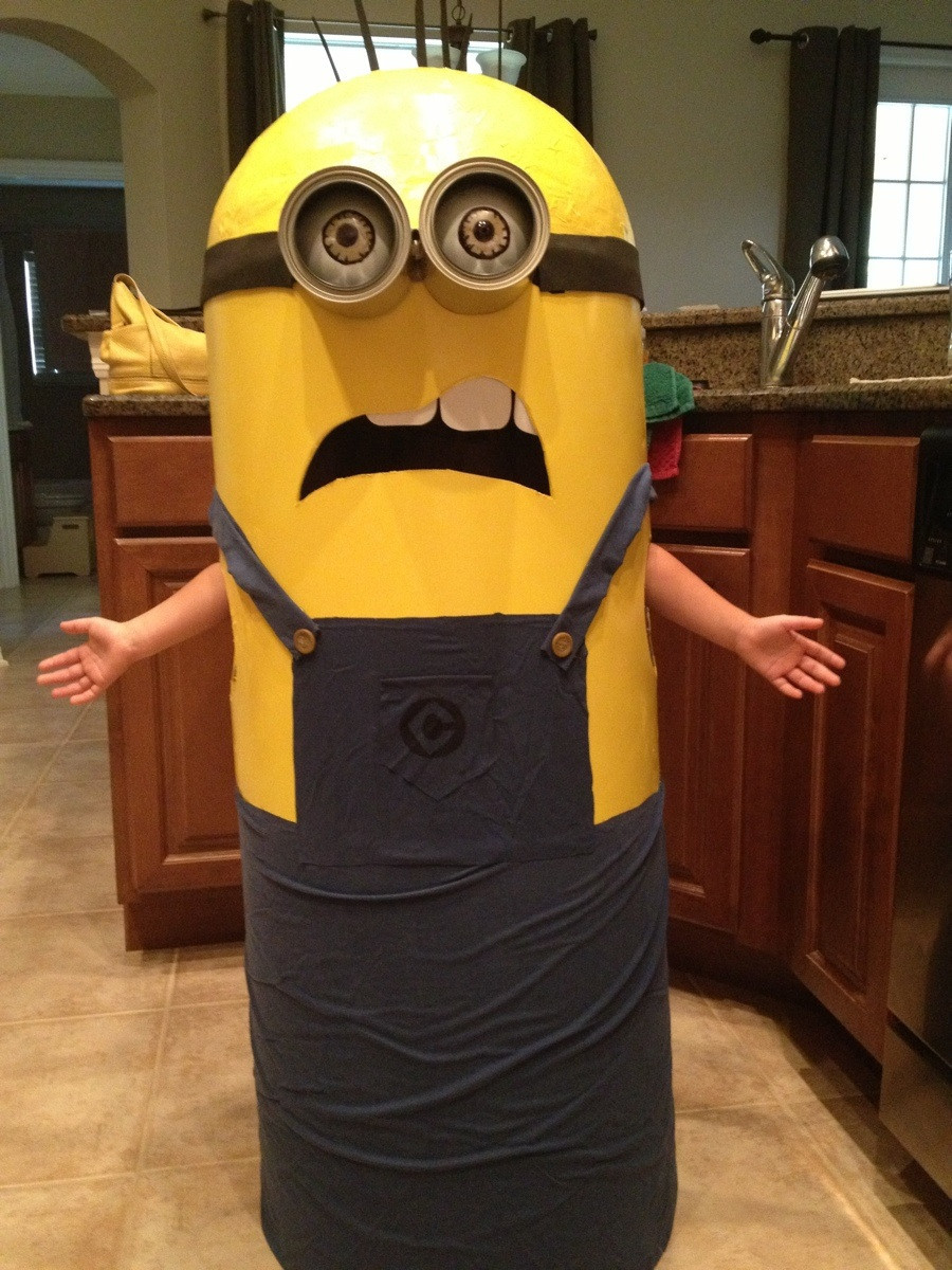 DIY Minion Costume For Kids
 My girls homemade minion costume pics