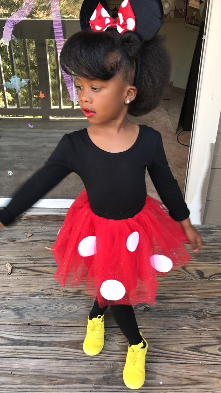 DIY Minnie Mouse Costume For Toddler
 Many of you have pinned this My daughter is now very ill
