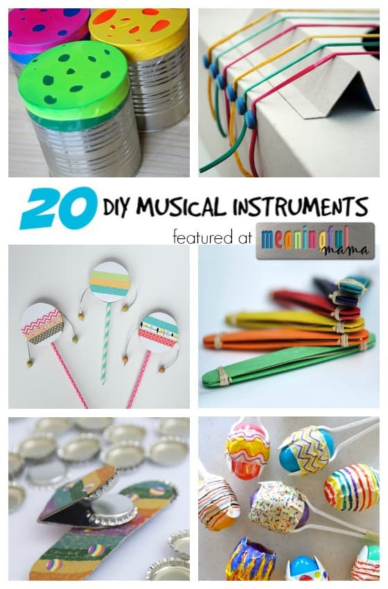 DIY Music Instruments For Kids
 20 DIY Musical Instruments