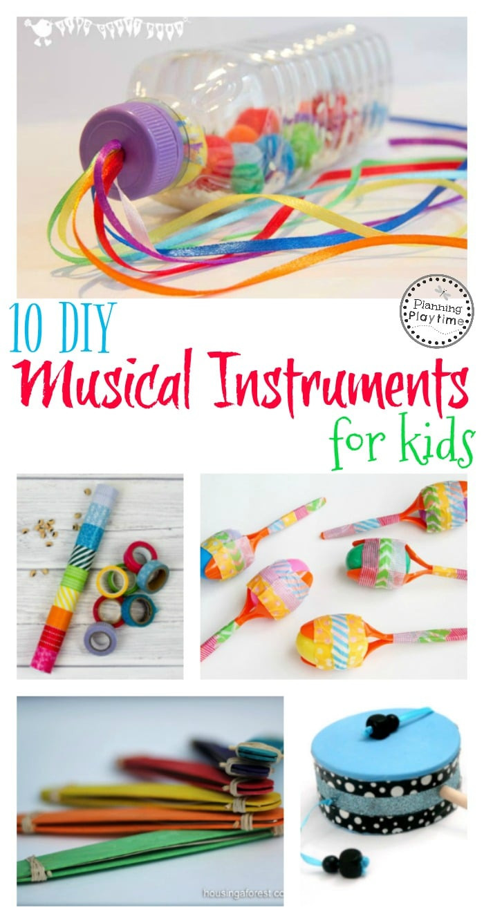 DIY Music Instruments For Kids
 10 DIY Musical Instruments for Kids Planning Playtime