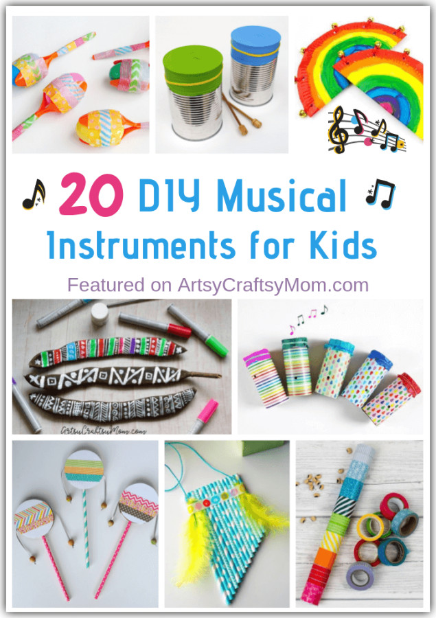 DIY Music Instruments For Kids
 20 DIY Musical Instruments for Kids to Make