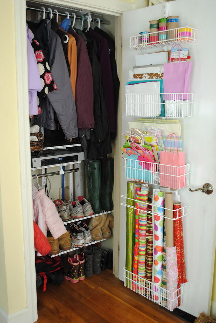 DIY Organization Closet
 Meet storage your new best friend