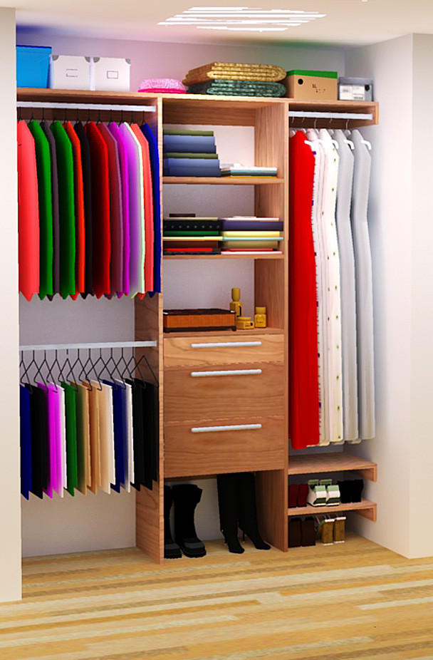 DIY Organization Closet
 DIY Closet Organizer Plans For 5 to 8 Closet