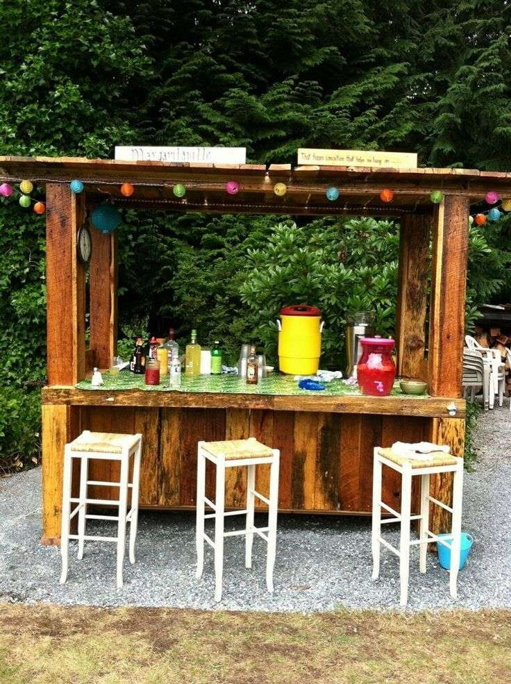 DIY Outdoor Bars
 80 Incredible DIY Outdoor Bar Ideas decoratoo
