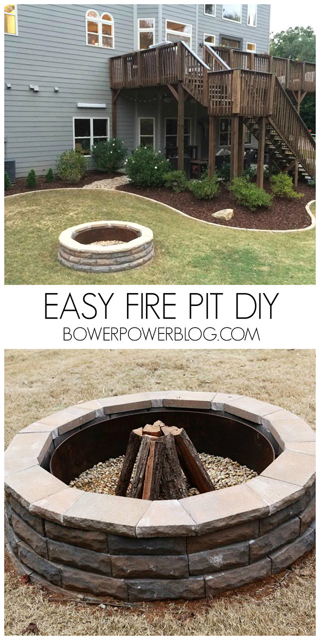 Diy Outdoor Fire Pit
 27 Surprisingly Easy DIY BBQ Fire Pits Anyone Can Make
