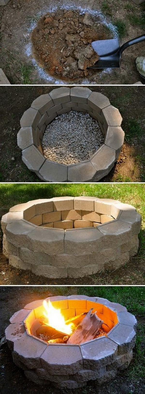Diy Outdoor Fire Pit
 20 DIY Fire Pits for Your Backyard with Tutorials