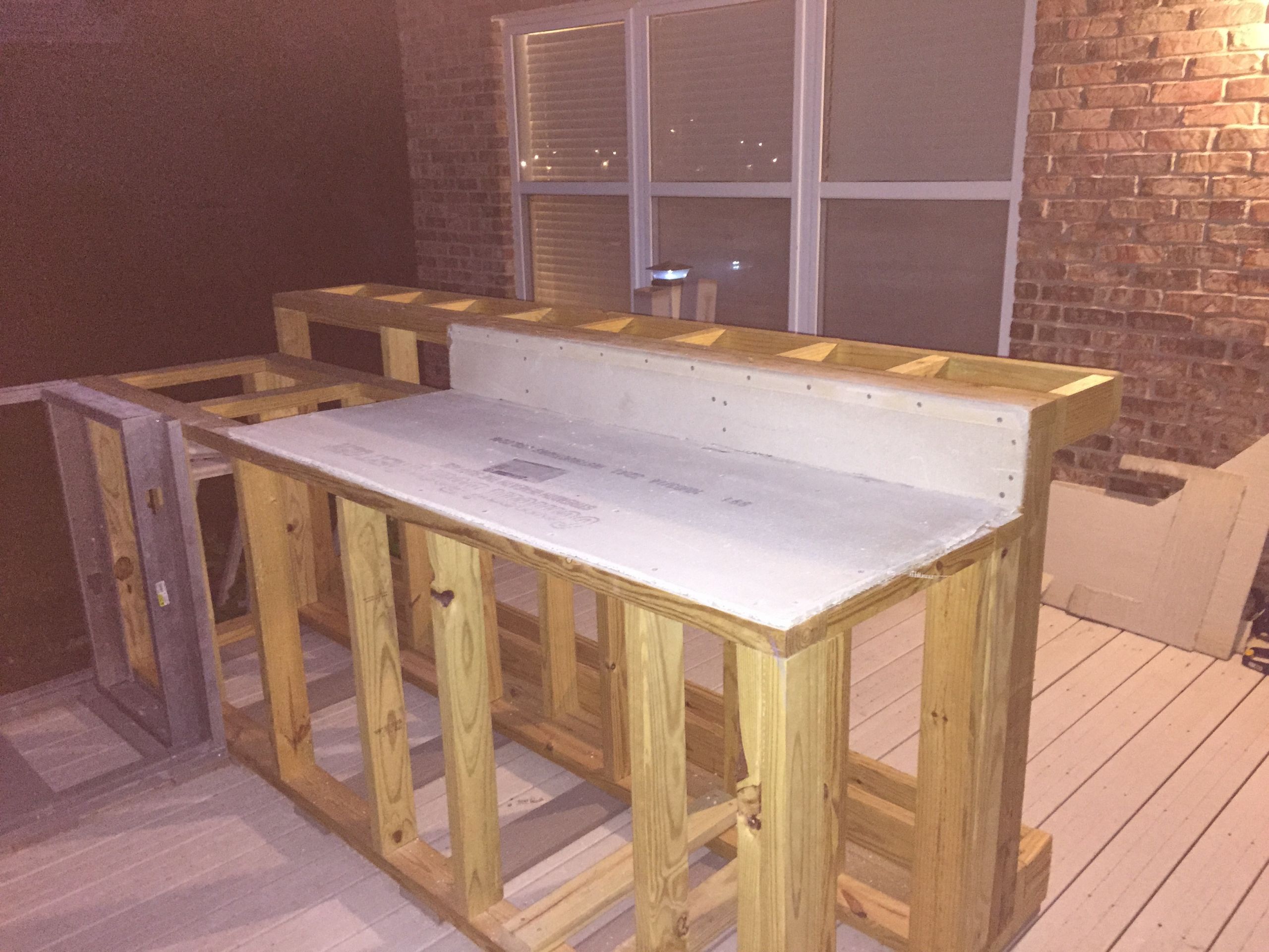 Diy Outdoor Kitchen Frames
 Guy With No Experience Builds Outdoor Kitchen That Would