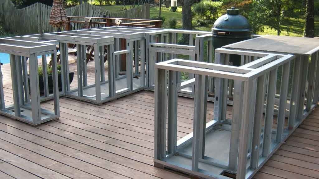 outdoor kitchen frames design