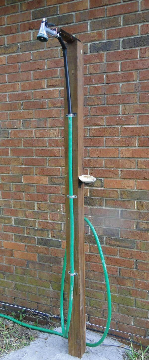 DIY Outdoor Shower Plumbing
 How To Make An Outdoor Shower Using A Simple Garden Hose
