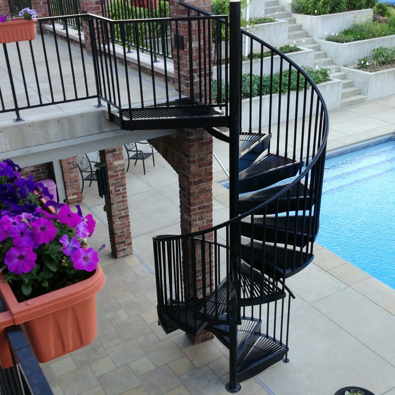 DIY Outdoor Spiral Staircase
 Outdoor Wooden Spiral Staircase – Loccie Better Homes