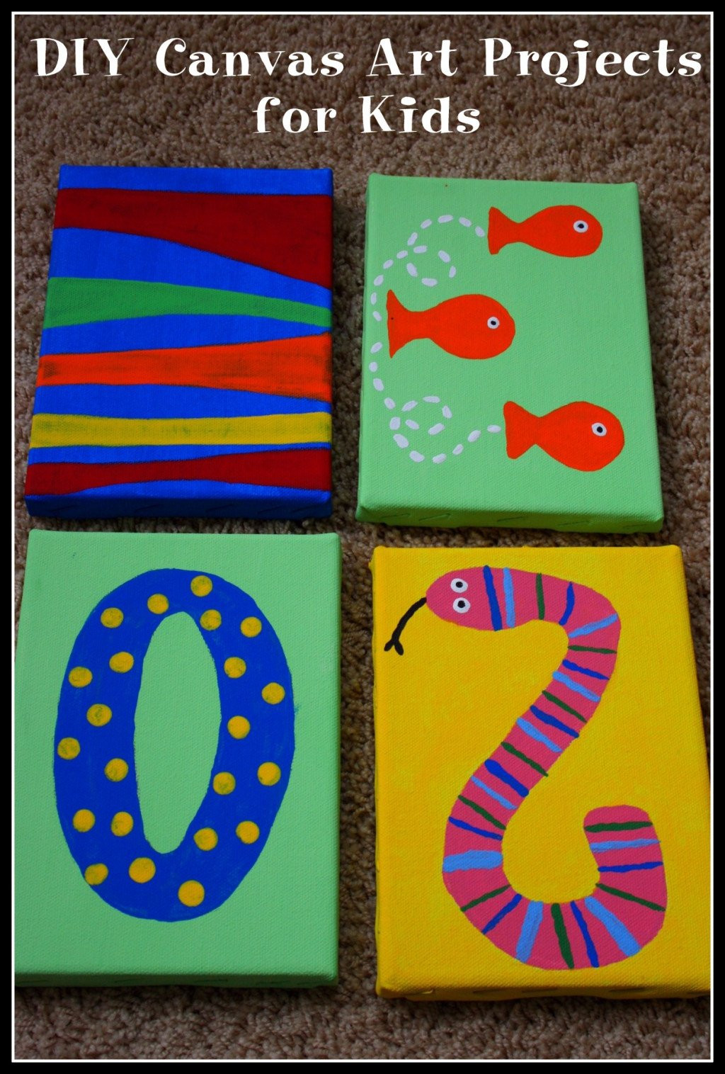 DIY Painting For Kids
 DIY Canvas Art Projects for Kids