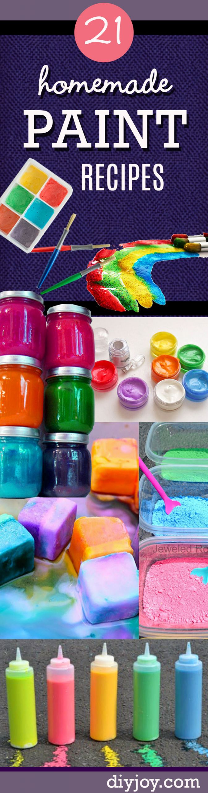 DIY Painting For Kids
 21 Easy DIY Paint Recipes Your Kids Will Go Crazy For