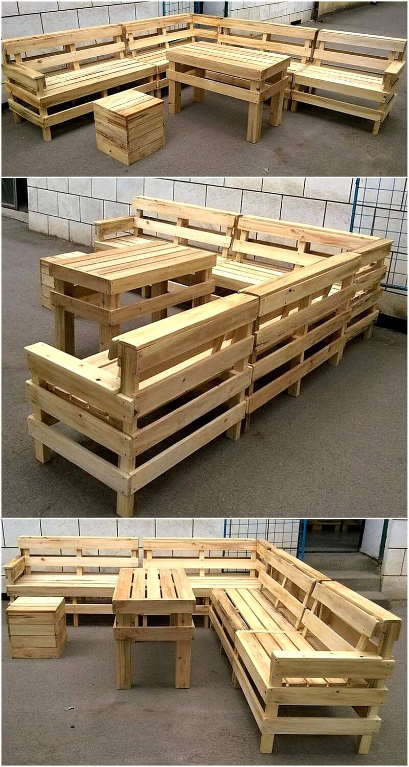 DIY Pallet Furniture Plans
 Cheap Achievements With Reclaimed Wooden Pallets