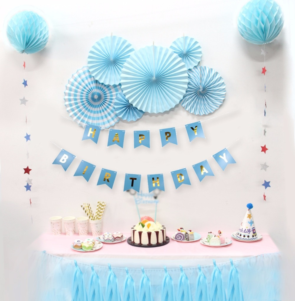 DIY Party Decorations For Kids
 Baby Shower Birthdays Party Decorations Boy Holiday