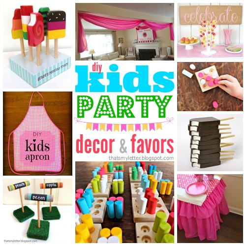 Diy Party Favours For Kids
 That s My Letter "K" is for Kids Party Decor & Favors