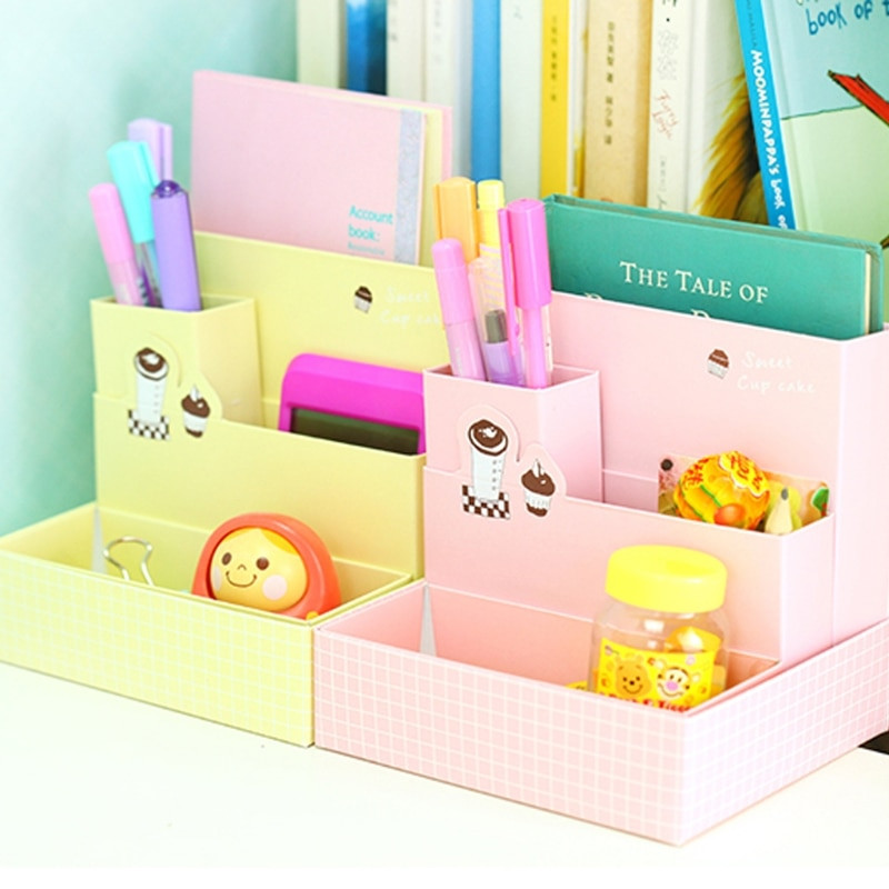 DIY Pencil Box
 Paper Board DIY Pencil Case Storage Box Desk Decor