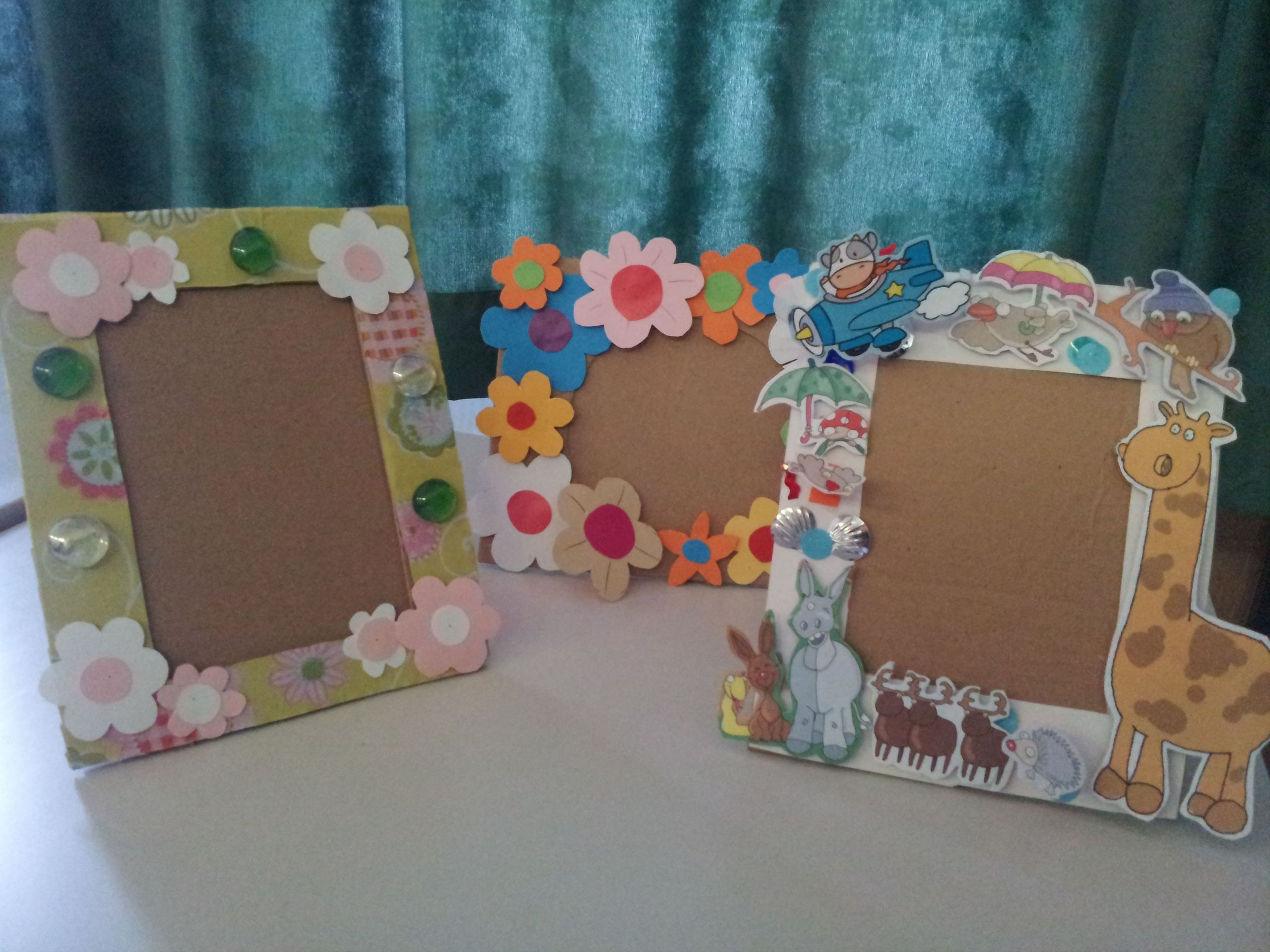 DIY Picture Frames For Kids
 DIY Paper Frame kids art My School Crafts