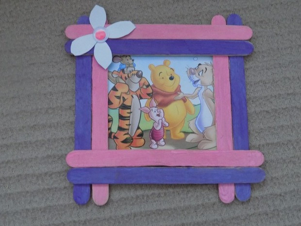 DIY Picture Frames For Kids
 Popsicle Sticks Crafts for Kids 30 Creative DIY Art