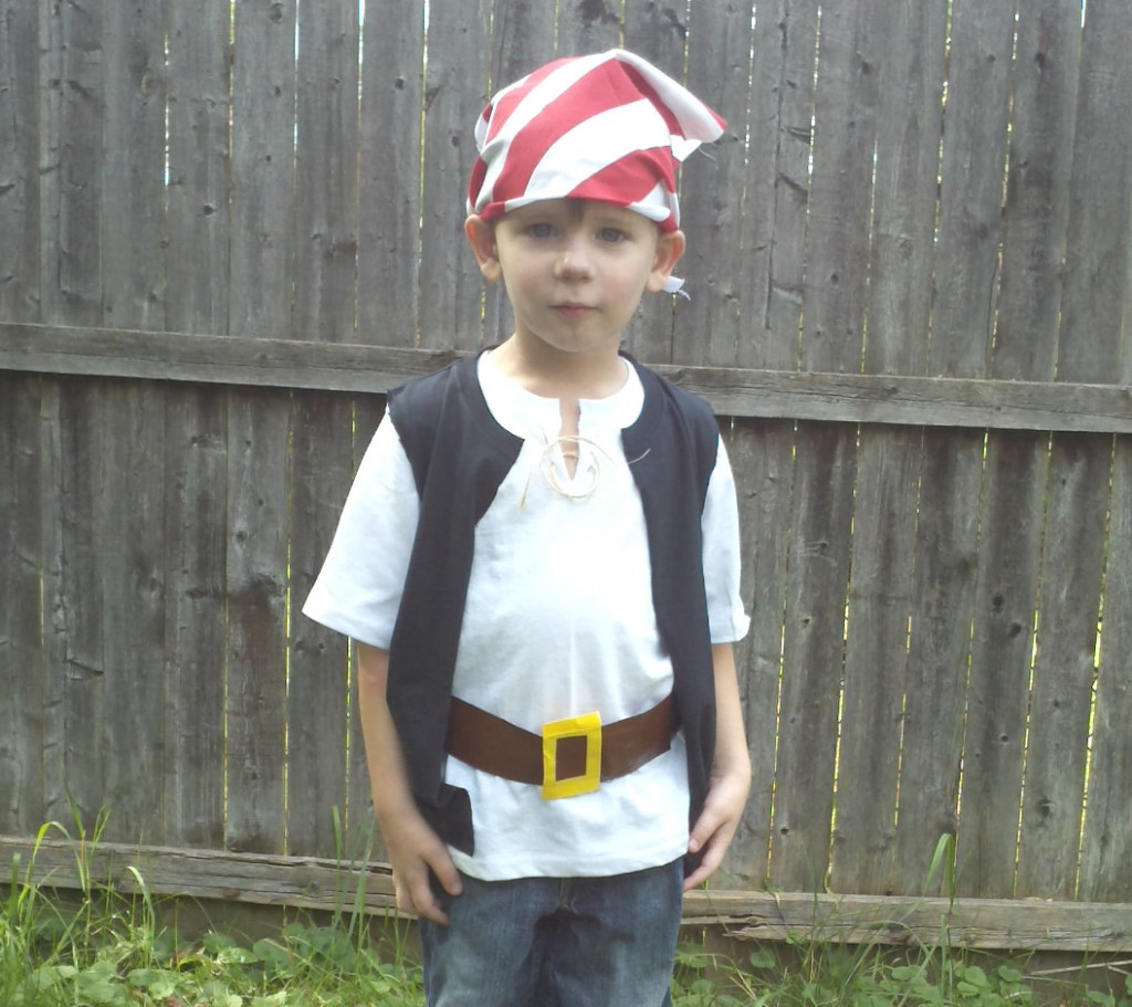 DIY Pirate Costumes For Kids
 Quick and easy pirate costumes take kids to Neverland