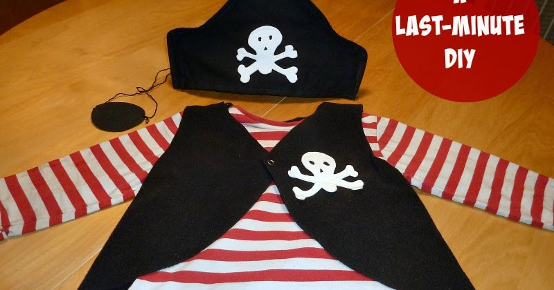 DIY Pirate Costumes For Kids
 How to make a PIRATE costume for kids last minute DIY