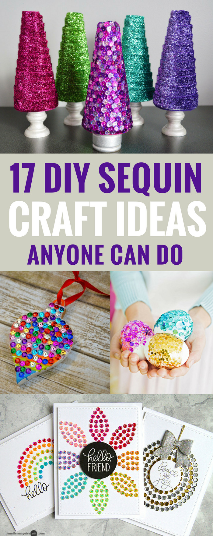 DIY Projects With Kids
 17 DIY Sequin Crafts Ideas Anyone Can Do