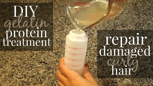 DIY Protein Treatment For Hair
 DIY Gelatin Protein Treatment for Damaged Hair