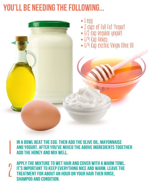 DIY Protein Treatment For Hair
 Homemade hair mask