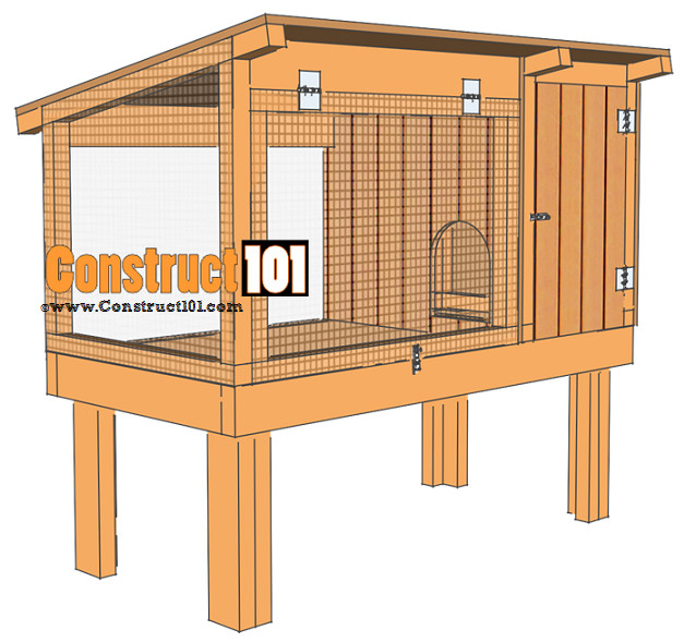 DIY Rabbit Hutch Plans
 Rabbit Hutch Plans Step By Step Plans Construct101