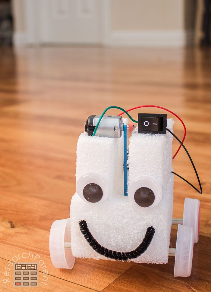 DIY Robot For Kids
 Simple Homemade Robot Car