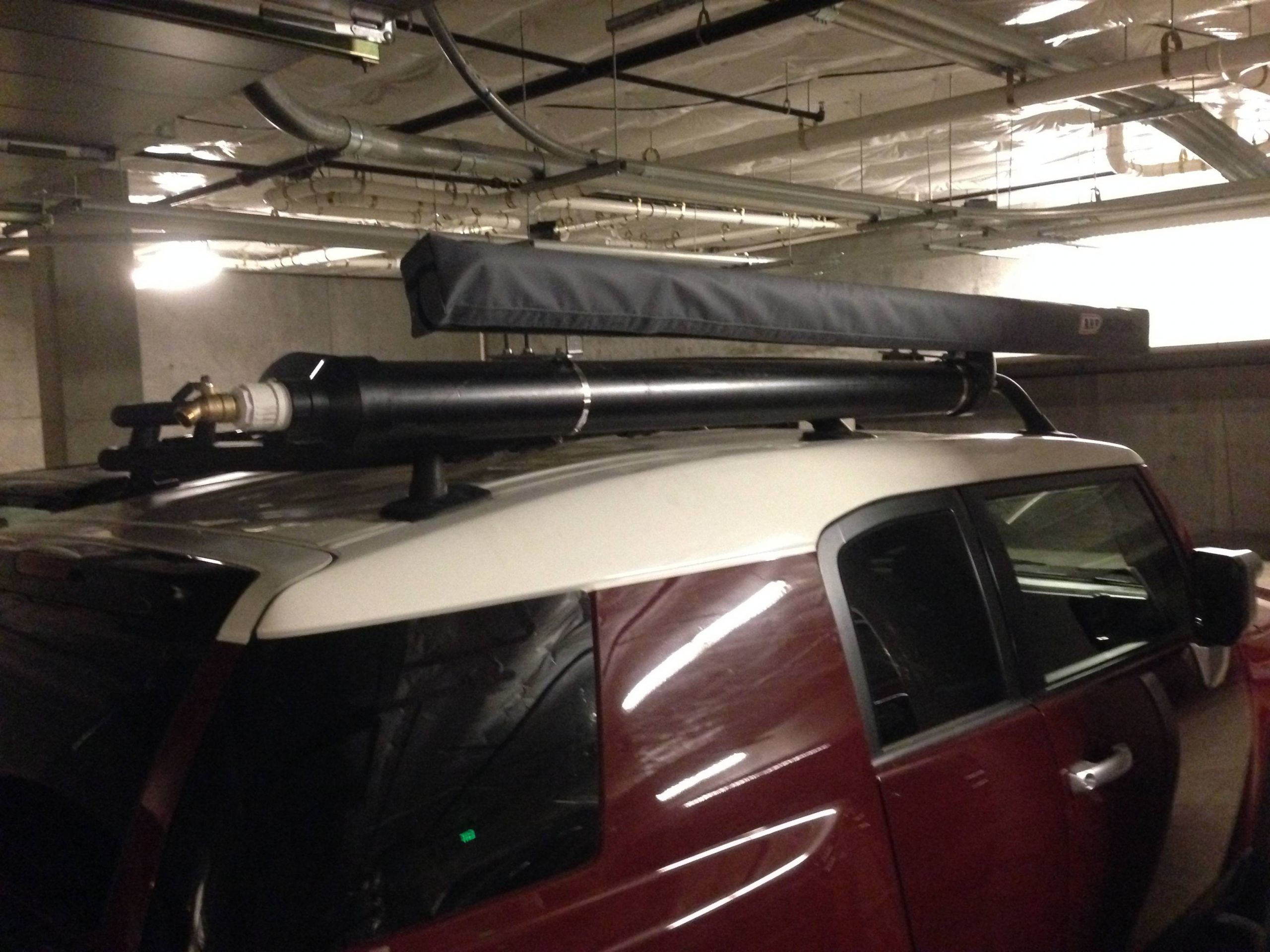 DIY Roof Rack Shower
 DIY Roof Rack Shower Bracket System for Awning Toyota