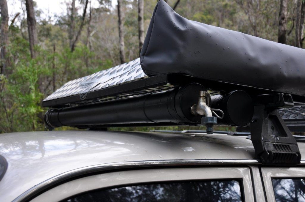 DIY Roof Rack Shower
 Solar Shower Bags Do They Actually Work CLUB 4X4