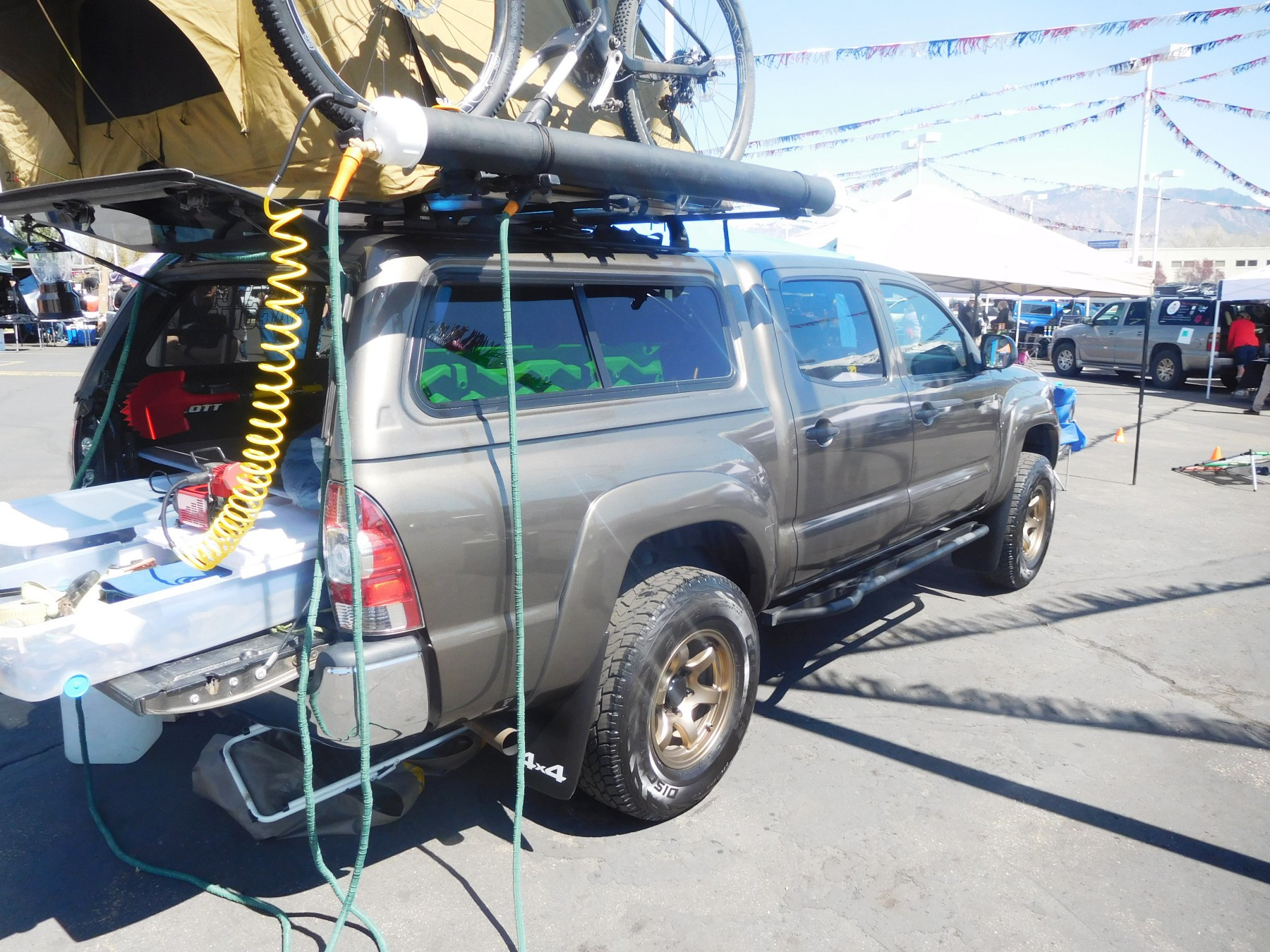 DIY Roof Rack Shower
 DIY PVC Rooftop Solar Shower for a Car Van SUV or Truck