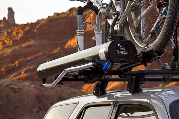 DIY Roof Rack Shower
 Road Shower Mounts Roof Racks Delivers Hot Water