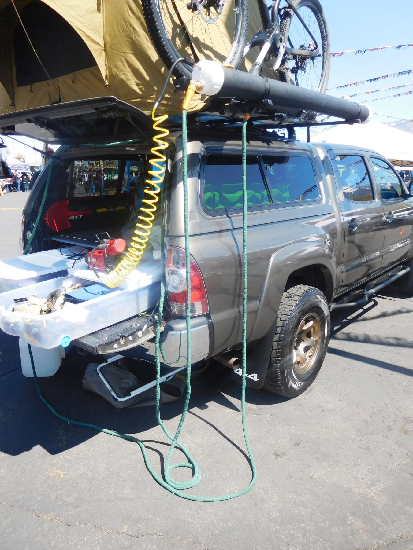 DIY Roof Rack Shower
 DIY PVC Rooftop Solar Shower for a Car Van SUV or Truck