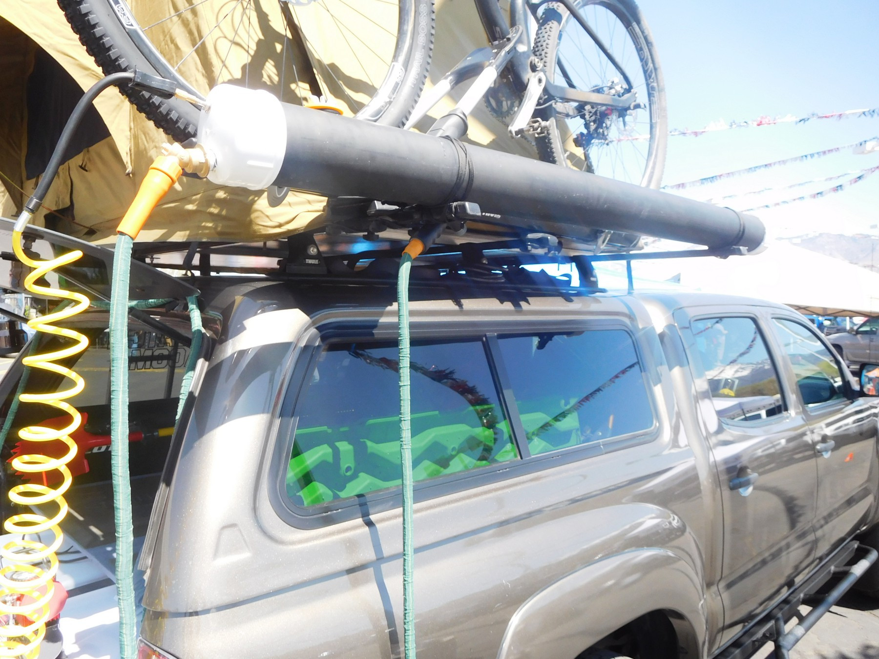 DIY Roof Rack Shower
 DIY PVC Rooftop Solar Shower for a Car Van SUV or Truck