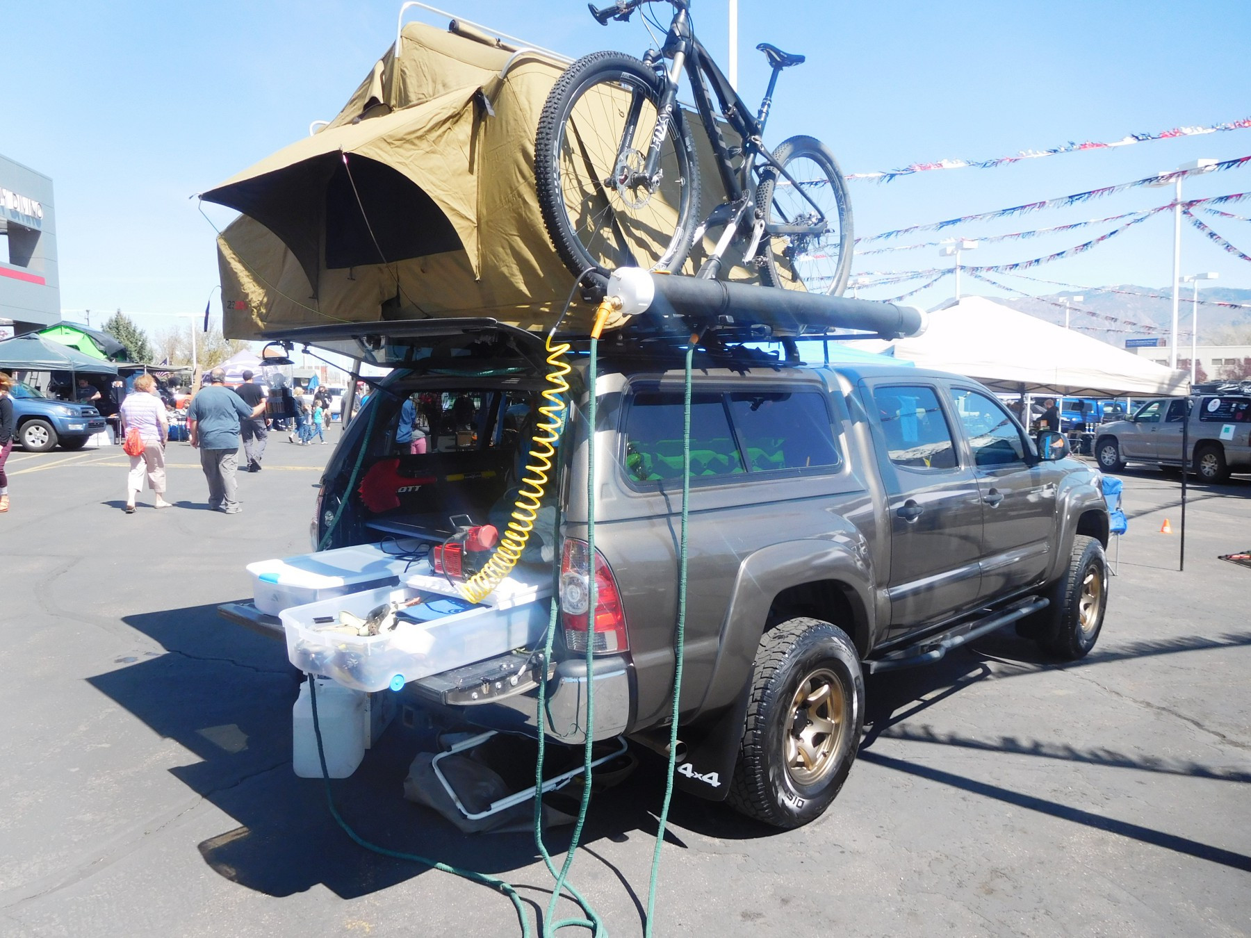 DIY Roof Rack Shower
 DIY PVC Rooftop Solar Shower for a Car Van SUV or Truck