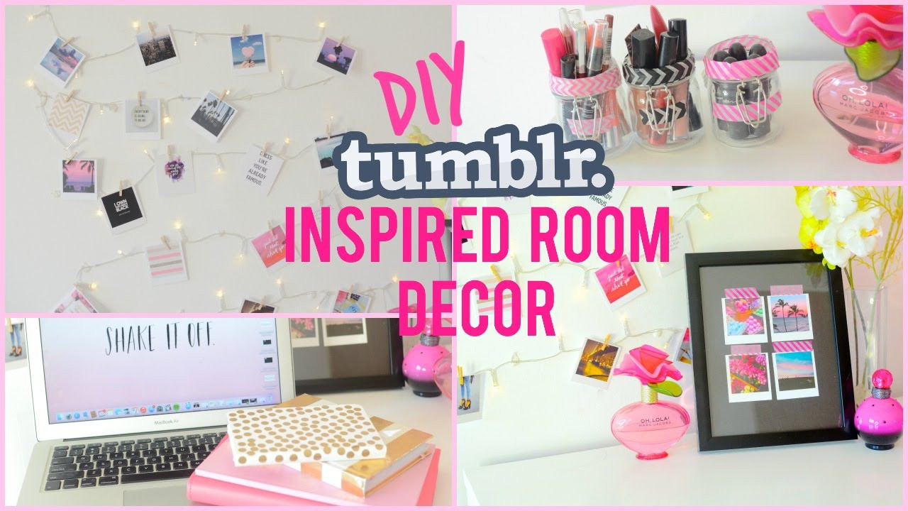 DIY Room Decorating Ideas Tumblr
 DIY ROOM DECOR TUMBLR INSPIRED I Dizzybrunette3