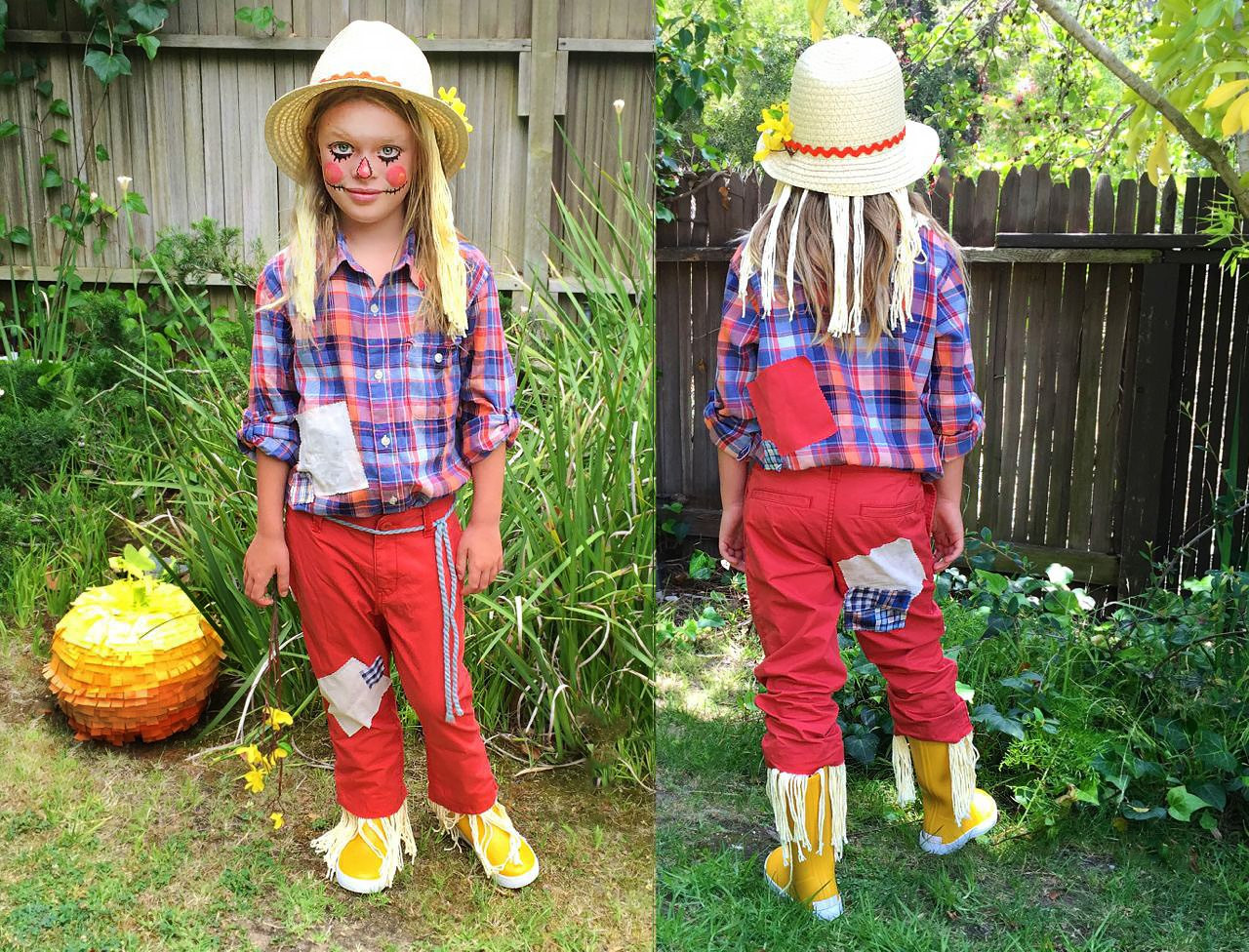 DIY Scarecrow Costume For Adults
 Easy Homemade Scarecrow Costume with