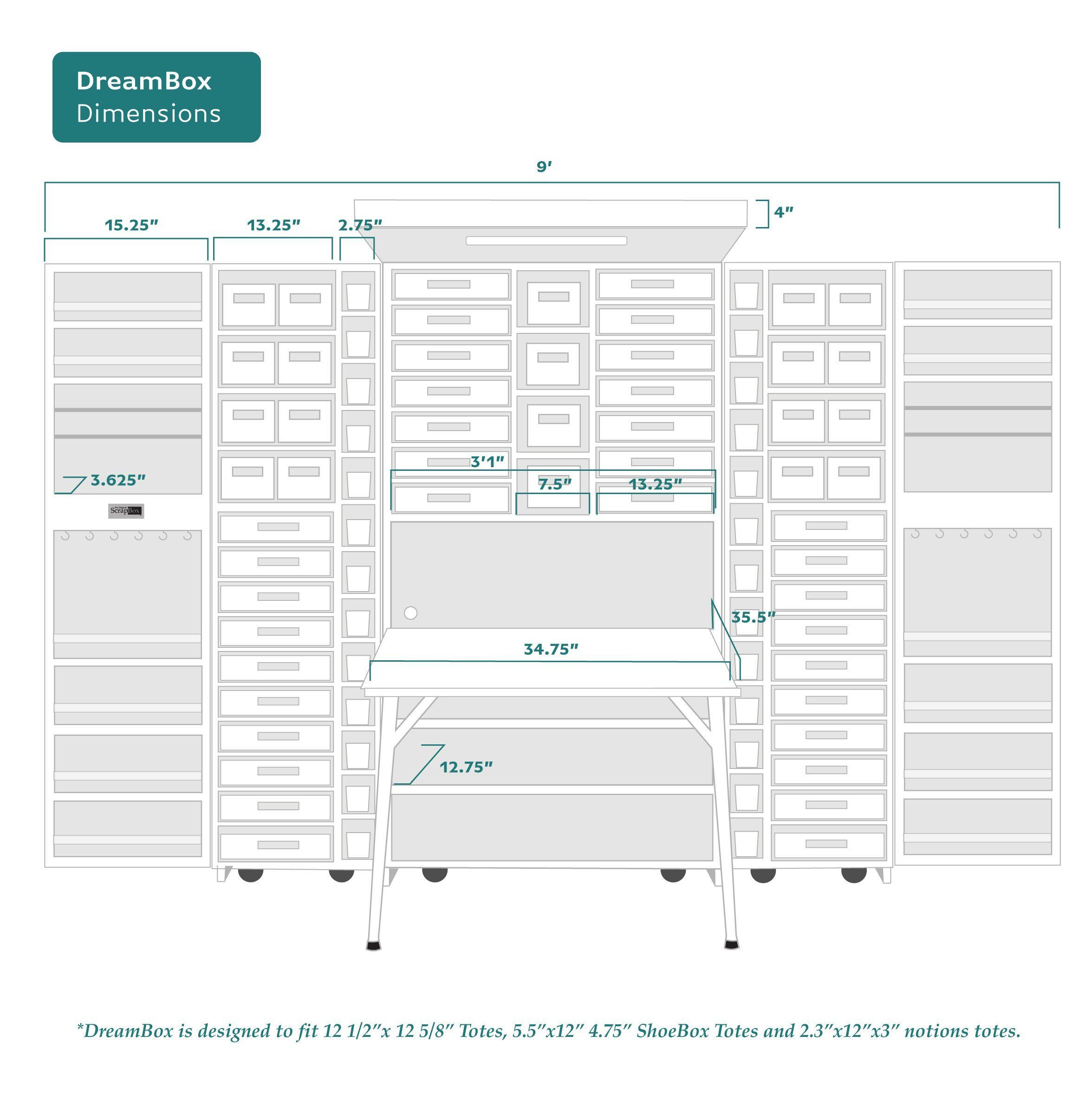 DIY Scrapbox Plans
 DreamBox in 2019 Storage cabinets