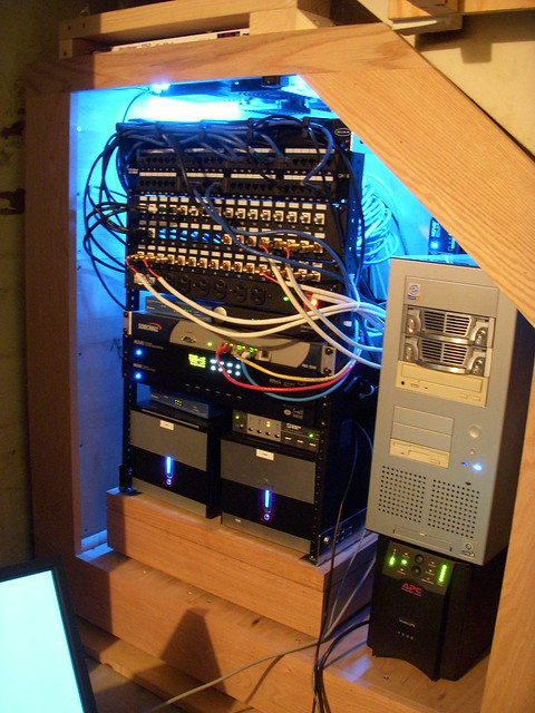 DIY Server Racks
 What 100 Year Old House Doesn t Have a DIY Server Rack