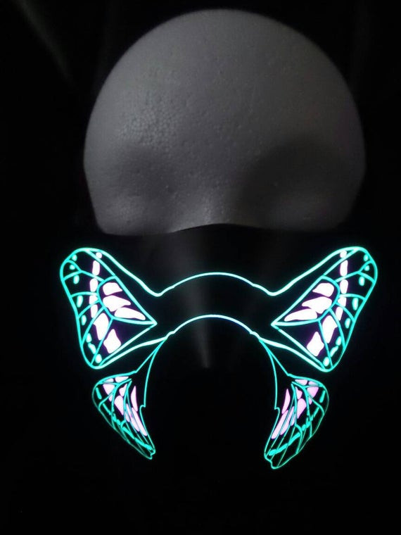 DIY Sound Masking
 Butterfly LED Sound Activated Rave Mask for DJ Edc Ultra