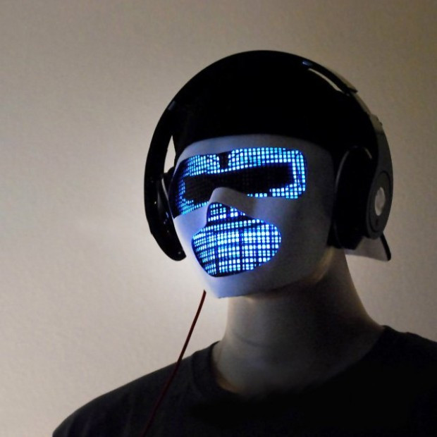 DIY Sound Masking
 If Jason Were a DJ Sound Reactive LED Mask