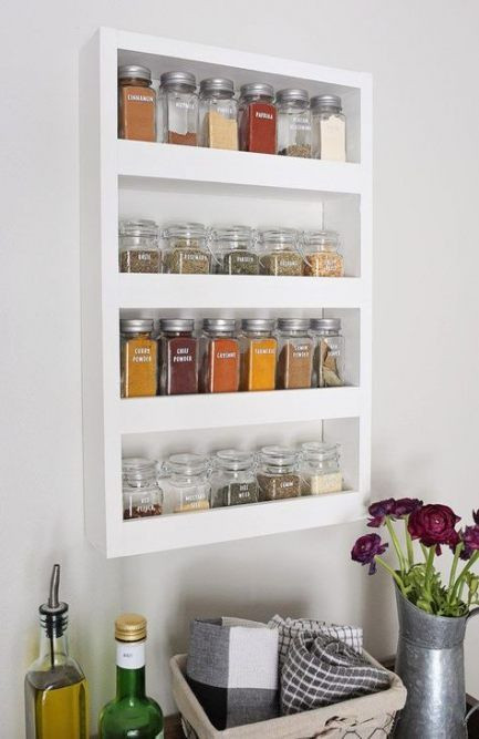 DIY Spice Rack Apartment
 41 Ideas For Apartment Diy Spice Racks apartment diy