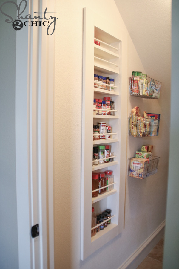 DIY Spice Rack Apartment
 DIY Built in Spice Rack Free Plans and Tutorial Shanty