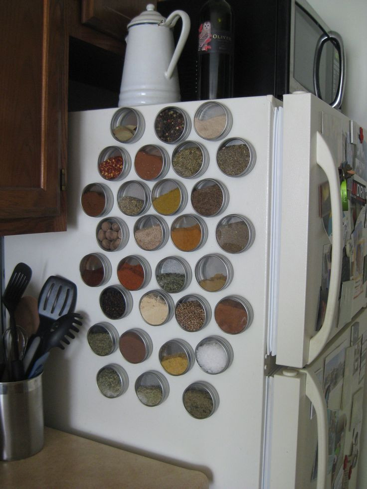 DIY Spice Rack Apartment
 Make Your Own Magnetic Spice Rack With images